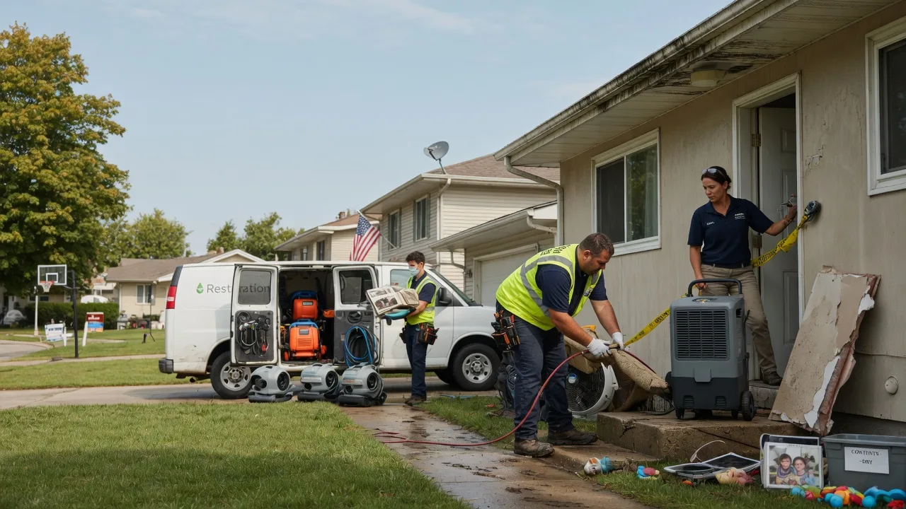 Water Damage Restoration in Mason City, IA near me